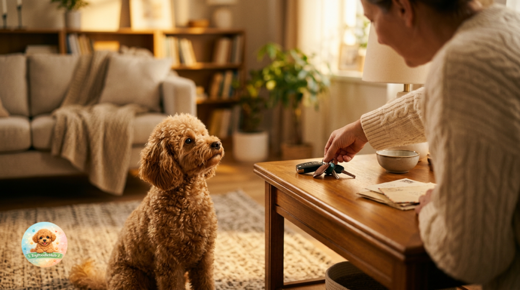 Why Your Toy Poodle Gets Upset the Moment You Pick Up Your Keys