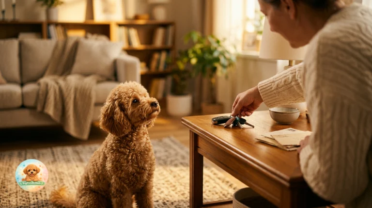 Why Your Toy Poodle Gets Upset the Moment You Pick Up Your Keys