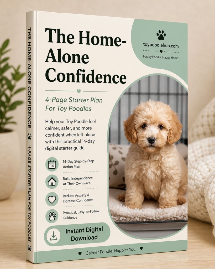 The Home-Alone Confidence Starter Plan For Toy Poodles