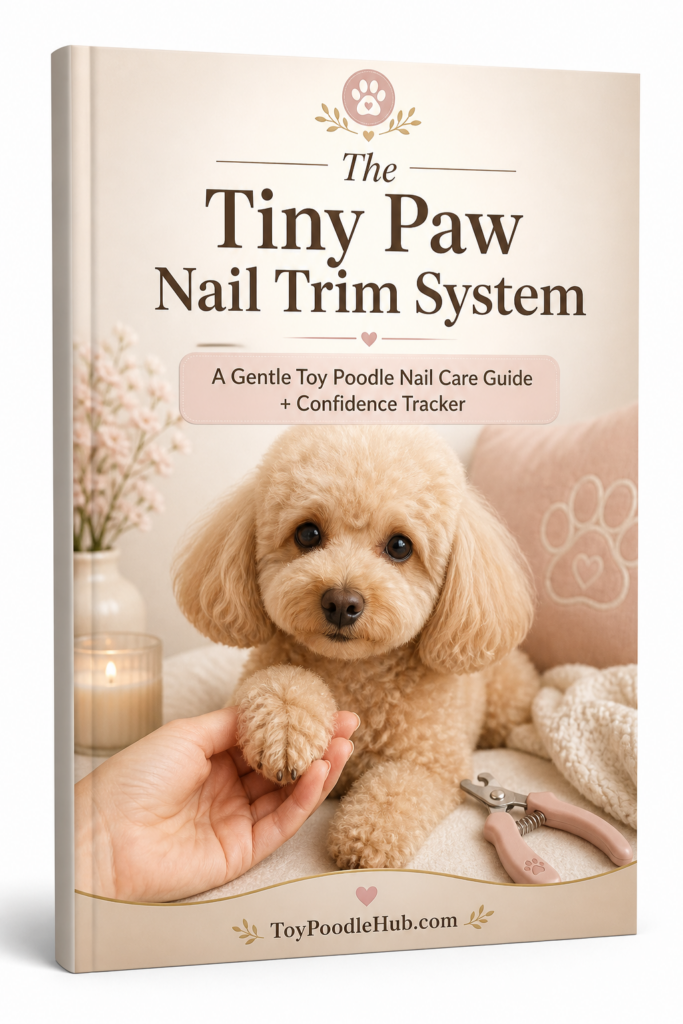 Nail Trim Guide + Tracker printable guide cover